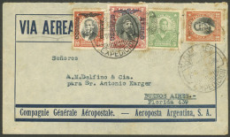 CHILE: 29/DE/1930 MAGALLANES - Buenos Aires, Airmail Cover By Aeropostale, Franked With 2.45P., Arrival Backstamp, With  - Chile