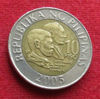 Philippines 10 Piso 2005 KM# 278 *VT Filipinas Pilipinas Fillippijnen Filippine - Filippijnen