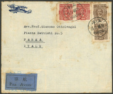 CHINA: Airmail Cover Sent From Shanghai To Italy On 25/MAY/1948, With Some Staining Else VF! - Other & Unclassified