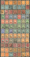 CHINA: Attractive Lot Of Overprinted Stamps, Used Or Mint (some Without Gum), Fine General Quality, Good Opportunity At  - Otros & Sin Clasificación