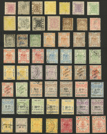 CHINA - SHANGHAI: Interesting Group Of Used Or Mint Stamps (a Few May Be Without Gum), Mixed Quality (most Of Fine Quali - Otros & Sin Clasificación