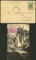 BELGIAN CONGO: RARE DESTINATION: 15c. Postal Card + Additional 60c., Sent From PINGA To Argentina On 1/JUL/1927, With Tr - Other & Unclassified