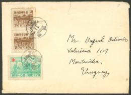 KOREA: Cover Sent From Chinhae To Uruguay, Unusual Destination, Interesting! - Korea (...-1945)