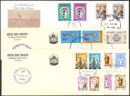 UNITED ARAB EMIRATES: 6 FDCs Of Early 1980s, Very Thematic And Scarce, Excellent Quality! IMPORTANT: Please View ALL The - Ver. Arab. Emirate