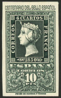 SPAIN: Yvert 804, 1950 Stamp Centenary 10P., Mint With Tiny Hinge Mark (it Appears MNH), VF Quality, Catalog Value Euros - Sonstige & Ohne Zuordnung