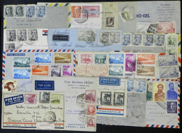 SPAIN: 17 Covers (almost All Airmail) Sent To Argentina Between 1934 And 1972, Most Of Fine Quality, Very Attractive Lot - Other & Unclassified