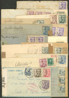 SPAIN: 15 Covers Sent To Argentina Between 1939 And 1945 With Attractive CENSOR Marks, Several Airmail, Most Of Very Fin - Other & Unclassified