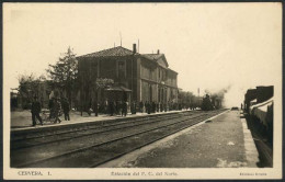 SPAIN: CERVERA: North Railway Station, Editor Batalla, Unused, Excellent! - Sonstige & Ohne Zuordnung