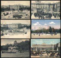 SPAIN: MADRID: 47 Old Postcards With Very Interesting Views, General Quality Is Fine To VF, Very Good Lot With High Reta - Other & Unclassified