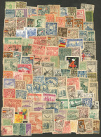 SPAIN: Lot With Large Number (I Estimate Several Hundreds) Of Revenue Stamps And Cinderellas, Etc. There Are Many Very I - Erinofilia