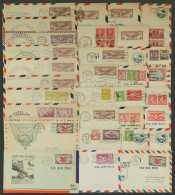 UNITED STATES: FIRST FLIGHTS, Etc.: 33 Covers Flown Between 1929 And 1950, Wide Variety, Very Fine General Quality, Good - Sonstige & Ohne Zuordnung