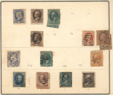 UNITED STATES: Old Collection (1882 To 1958) Mounted On 3 Notebooks, With Used Stamps In General Of Fine Quality, Includ - Other & Unclassified