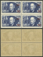 FRANCE: Yvert 493, 1940/1 20Fr. In MNH Block Of 4, Excellent Quality! - Altri & Non Classificati