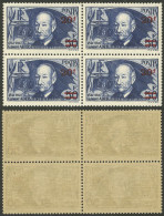 FRANCE: Yvert 493, 1940/1 20Fr. In MNH Block Of 4, Excellent Quality! - Other & Unclassified