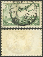 FRANCE: Yvert 14, 1936 50Fr. Airplane Over Paris, High Value Of The Set, Very Fine Quality! - Other & Unclassified