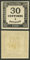 FRANCE: Yvert 6, 1871/8 30c., Mint, Very Fine Quality! - Other & Unclassified
