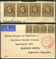 GREAT BRITAIN: 23/MAR/1937 London - Argentina, Cover Franked With Stamps With "M Y C." PERFIN (Mitsui & Co. Ltd.) Sent B - Other & Unclassified