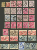 GREAT BRITAIN: Interesting Lot Of Old And Used Stamps, In General Of Fine To Very Fine Quality (a Few Stamps May Have A  - Sonstige & Ohne Zuordnung