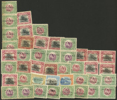 GUATEMALA: OVERPRINT VARIETIES: Over 40 Stamps With Nice Varieties, For Example: Inverted Or Double Overprints, In Other - Guatemala