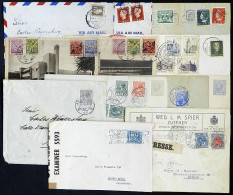 NETHERLANDS: 11 Covers Used Between 1916 And 1953, Several Very Interesting. Also 2 Cards Cancelled To Order (year 1928) - Sonstige & Ohne Zuordnung