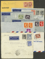 NETHERLANDS: 7 Airmail Covers Sent To Argentina Between 1931 And 1948, Most Of Fine Quality, There Are Attractive Franki - Other & Unclassified