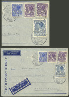 NETHERLANDS: PERFINS: Airmail Cover Sent To Argentina On 23/JUN/1939 Franked With 1.72½G., With The 3 Stamps Of Low Face - Other & Unclassified
