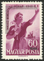 HUNGARY: Sc.B204, 1949 Intl. Women's Day, With Interesting Overprint Over The Inscription And The Surcharge, Very Fine Q - Otros & Sin Clasificación