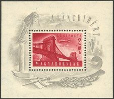 HUNGARY: Yvert 18, 1948 Bridge, Mint With Tiny Hinge Marks, Very Fine Quality! - Sonstige & Ohne Zuordnung