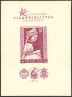 HUNGARY: Yvert 33, 1958 Brussels Exposition, Imperforate, MNH, Superb! - Autres & Non Classés