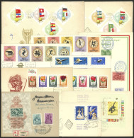 HUNGARY: 12 Covers, Cards, FDC Covers, Etc., Many Sent To Argentina, Very Thematic, Very Fine General Quality. ATTENTION - Otros & Sin Clasificación