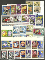 HUNGARY: Year 1974: Lot With Almost All The Stamps, Sets And Souvenir Sheets Issued In 1974, In Pairs Or 2 Examples Of E - Altri & Non Classificati