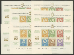 HUNGARY: 7 Mini-sheets With Reproductions Of Old Stamps, Issued For The 1971 Budapext Exposition, MNH, Excellent Quality - Erinnophilie