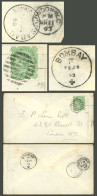 INDIA: Cover Sent To London On 20/FE/1893, Very Fine Quality! - Other & Unclassified