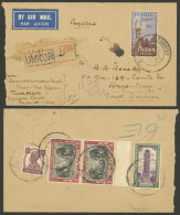 INDIA: 25/JUN/1951 TUMKUR - Argentina, Registered Airmail Cover With Attractive Franking On Front And Back, Very Fine Qu - Autres & Non Classés