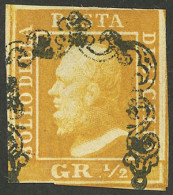 ITALY: Sc.10, 1859 ½g. Orange, Good Example, Low Start! - Ohne Zuordnung