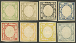 ITALY: Sc.19/27, 1861 Complete Set Of 8 Mint Values, Very Fine Quality! - Non Classés