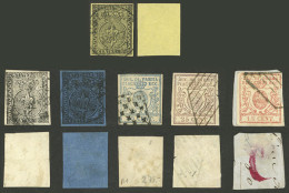 ITALY: Sc.1 + 2 + 5 + 11, Used, Fine To Excellent Quality, Catalog Value US$1,370. We Also Include 2 Examples With Small - Parma