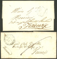 ITALY: 2 Very Old Entire Letters, Interesting, Excellent Quality! - Non Classés