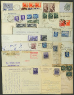 ITALY: 20 Covers, Folded Covers, Postcards Etc., Most Sent To Argentina Between 1864 And 1953, Some With Defects, Others - Sin Clasificación