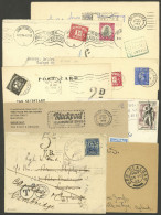 ITALY: MAIL WITH POSTAGE DUES: 13 Covers Sent To Great Britain Or Used Locally, All With Postage Due Stamps And/or Marks - Ohne Zuordnung