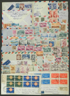 ITALY: 35 Airmail Covers Sent To Argentina Between 1946 And 1952, All With Commemorative Stamps In Their Postage, A Few  - Unclassified