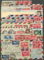 ITALY: 15 Airmail Covers Sent To Argentina Between 1948 And 1950 With Varied Postages, All Including At Least One Exampl - Non Classificati