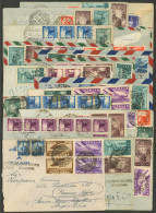 ITALY: 18 Airmail Covers Sent To Argentina In 1949 And 1950 With Attractive And Varied Frankings, There Are Also Very In - Unclassified