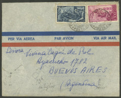 ITALY: 15/JUL/1949 Torino - Argentina, Airmail Cover With Very Good Postage Of 400L., Arrival Backstamp, The Envelope Wi - Unclassified