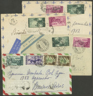 ITALY: 4 Airmail Covers Sent To Argentina Between 1950 And 1951, Very Fine General Quality! IMPORTANT: Please View All T - Non Classés