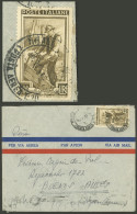 ITALY: 18/NO/1953 Torino - Argentina, Airmail Cover Franked With 200L. "Italia Al Lavoro" Alone, Arrival Backstamp, VF!" - Unclassified