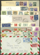 ITALY: 14 Covers, Cards, Aerograms Etc. Of Circa 1960s + 3 Unused Postal Stationeries, Attractive Lot, Low Start! IMPORT - Unclassified