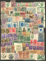 ITALY: Lot Of Large Number Of Stamps Of All Periods, Including Revenue Stamps And Several Examples Of Colonies, Complete - Non Classés