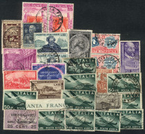 ITALY: Lot Of Used Stamps Of Fine To Excellent Quality, High Catalog Value, Good Opportunity At A Low Start! - Sin Clasificación