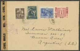 JAPAN: Cover Sent To Argentina With Attractive Franking, Censored, And With Arrival Mark Of Buenos Aires 16/JUN/1948 On  - Autres & Non Classés